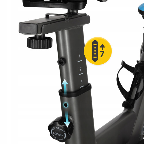 Велотренажер  4FIZJO Racing Black/Blue  - фото №6